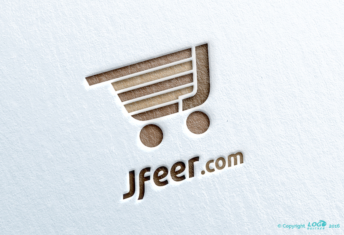 Online shopping store logo